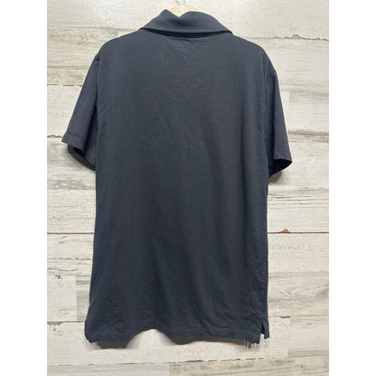 Crewcuts Polo Shirt Boys 12 Charcoal Grey Short Sleeve Cotton EUC2