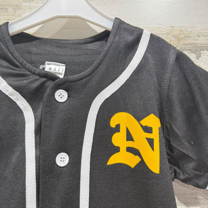 Kids Youth Small Black Bulldogs Jersey Shirt Graphic Sporty EUC1