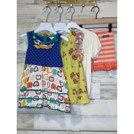 Matilda Jane Clothing Lot Girls 6 Multicolor Ruffle Floral Apple Whimsical GUC0