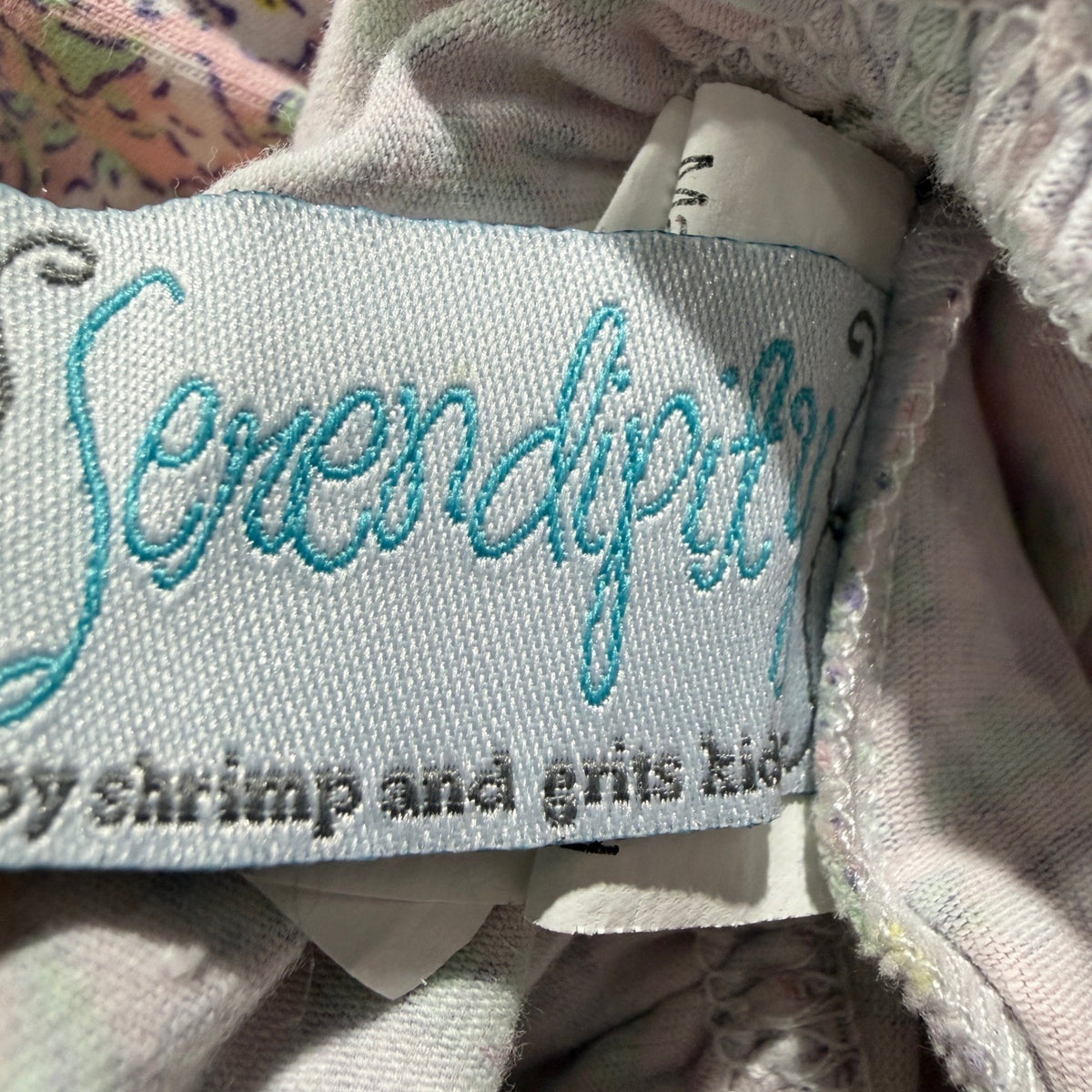 Tommy Bahama Serendipity Floral Top Tunic Lot Girls 4T Pink Tan Cotton EUC2