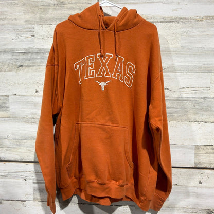 ProEdge Texas Longhorns Hoodie Men XL Orange Embroidered Collegiate Gameday GUC*0