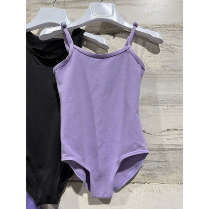 Weissman Justice Leotard Biketard Lot Girls 5/6 Purple Black Sparkle Dance EUC1
