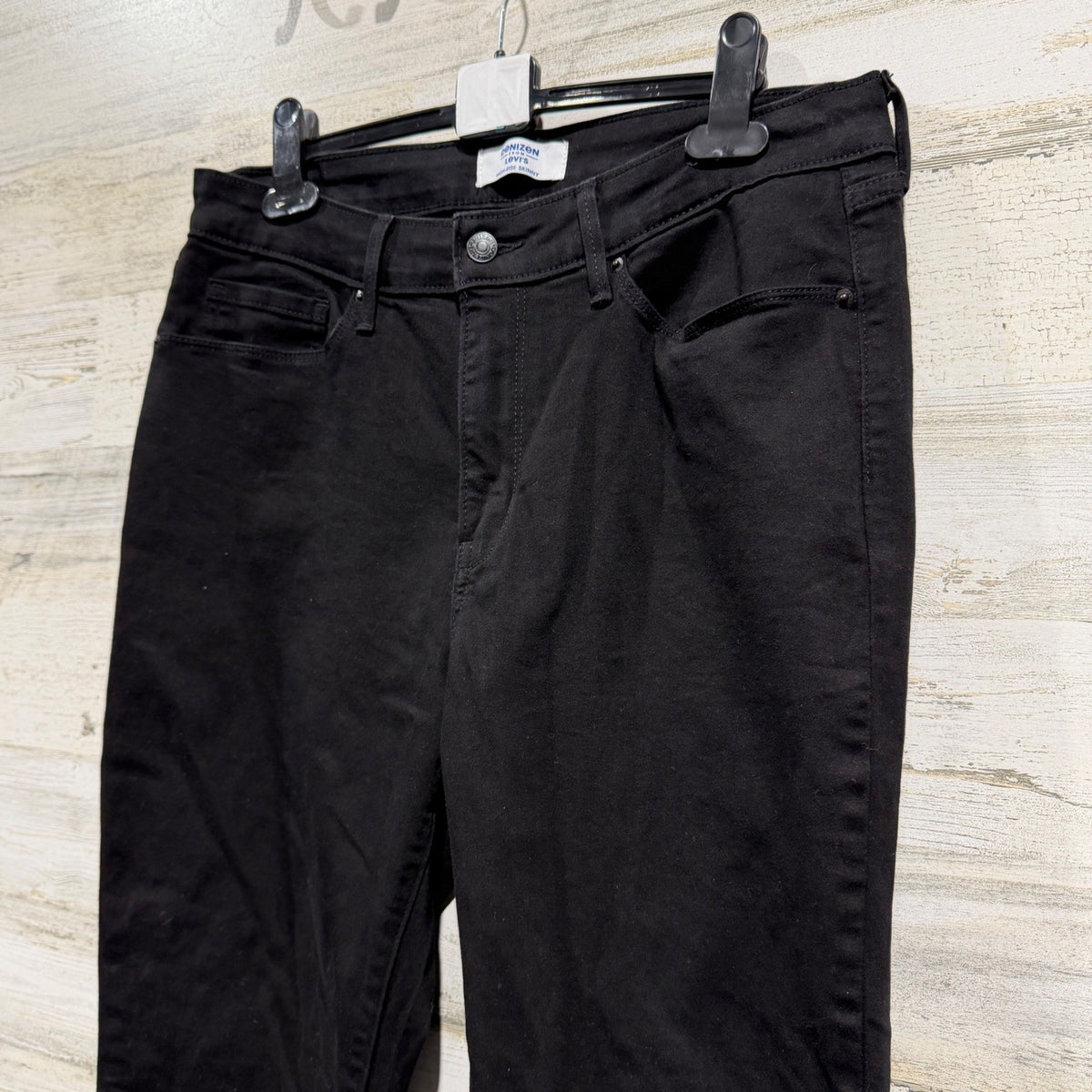 Denizen from Levis High-Rise Skinny Jeans Womens 12M Black Cotton Blend Modern2