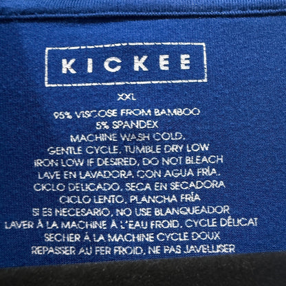 Kickee Hoodie Men XXL Blue Bamboo Viscose Stretch Loungewear EUC1