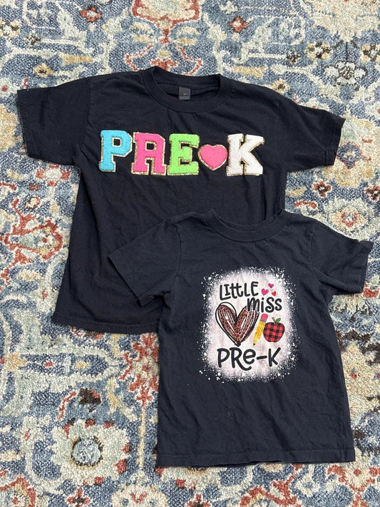 Girls 4T Pre-K Shirt Bundle0