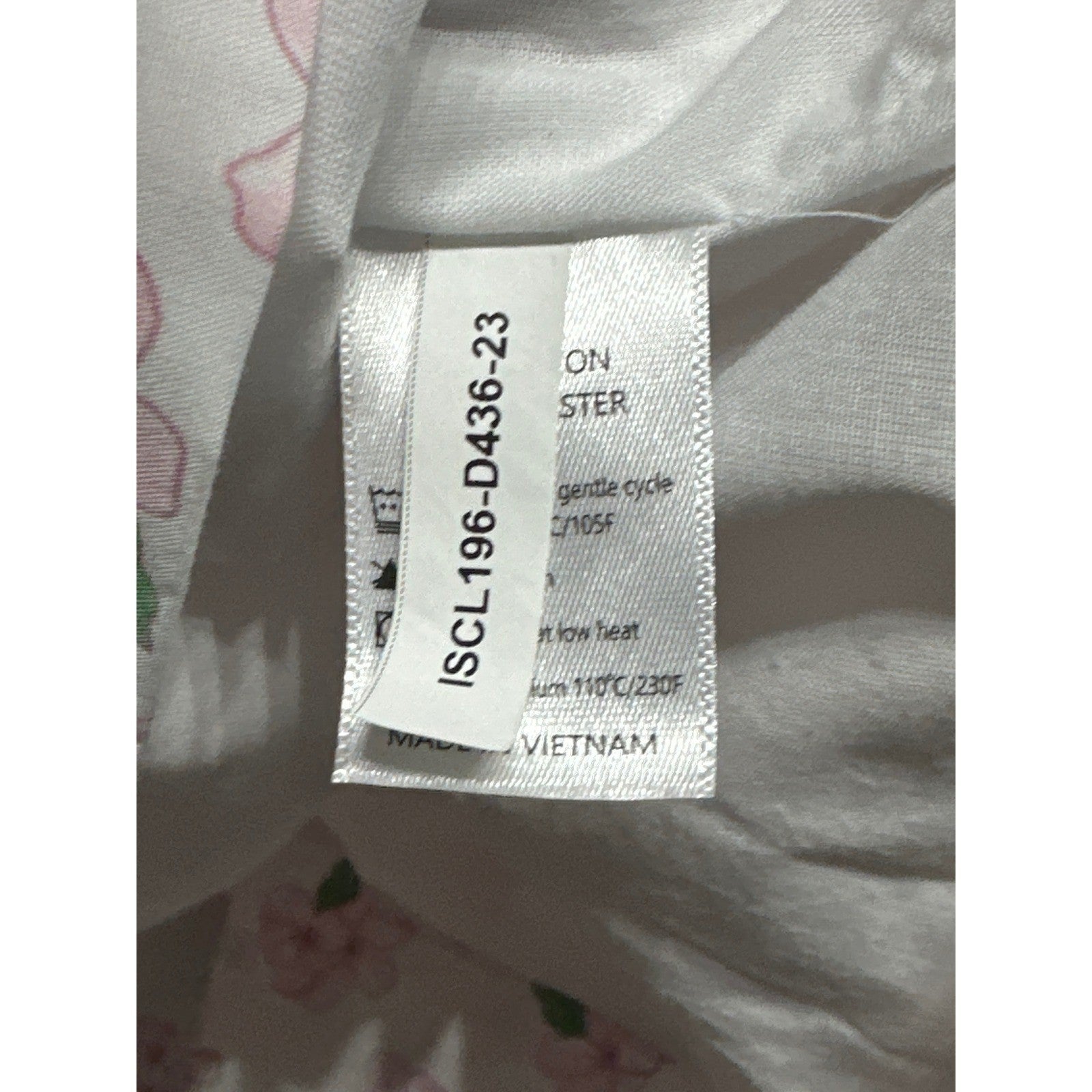 Cecil and Lou Smocked Dress Girls 4T White Pink Floral Ruffle EUC4