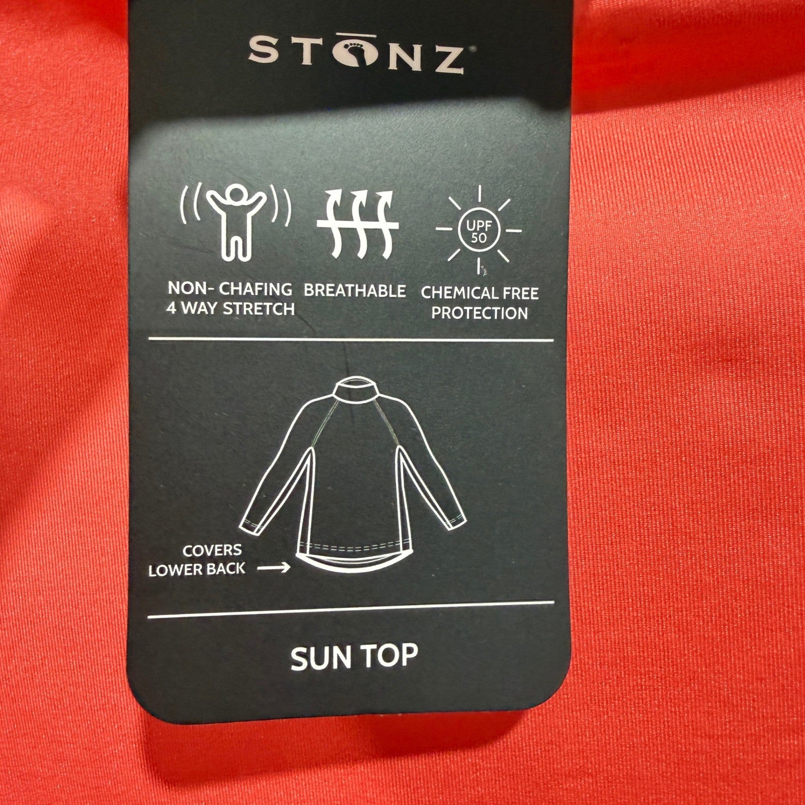 Stonz Sun Top Kids 5T Coral Forest Trail Rash Guard Naturecore NWT7