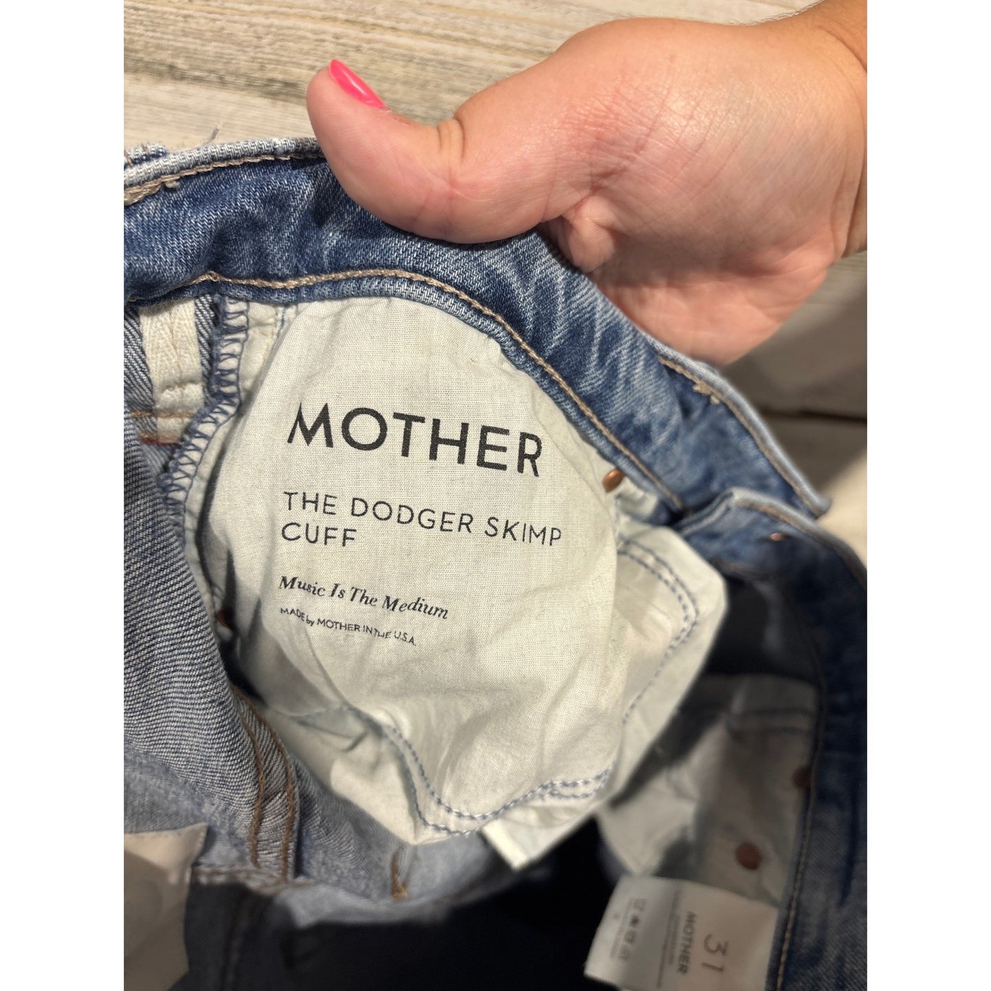 Mother Superior Jeans Women Size 31 The Dodger Skimp Cuff7