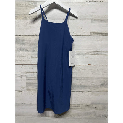 Athleta Doing The Most Dress Girls Size 7 Navy Blue Activewear NWT0