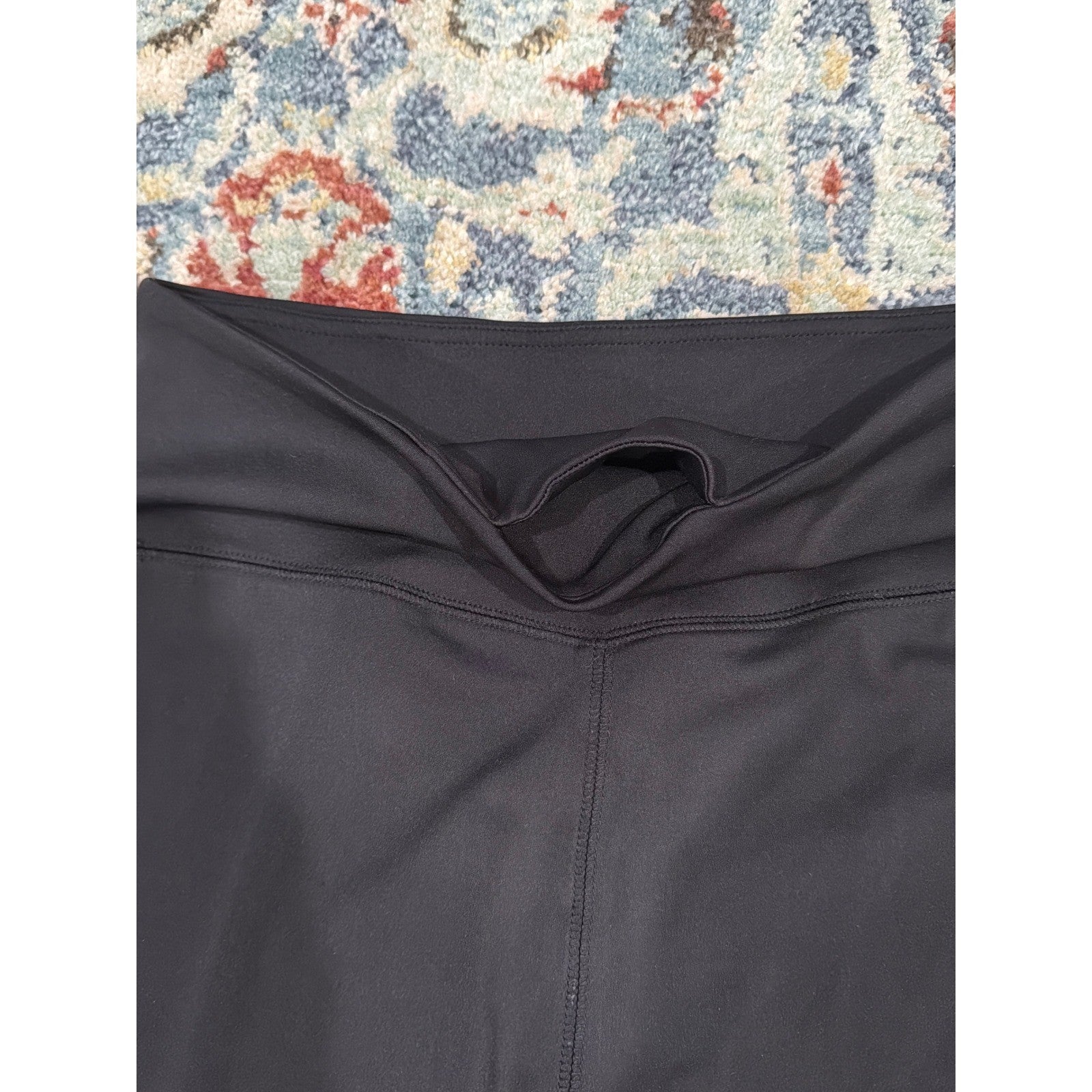 Lou & Grey Bootcut Cropped Active Pants Women Large Black Side Stripe Athleisure4