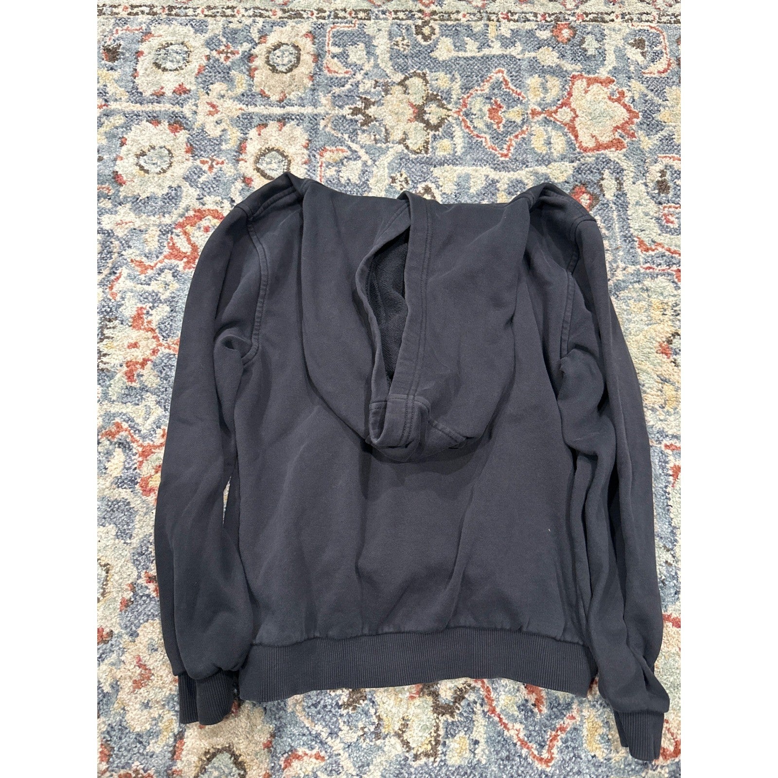 Nike Hoodie Boys Youth Large Black Futura Logo Fleece Pullover2