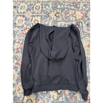 Nike Hoodie Boys Youth Large Black Futura Logo Fleece Pullover2