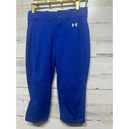 Under Armour Softball Pants Women Small Blue Cropped Knickers EUC0