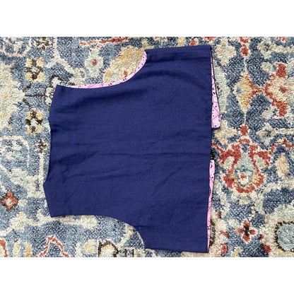 Kiddie Korral Western Vest Girls 2-4 (Toddler) Pink Blue Bandana Concho EUC2