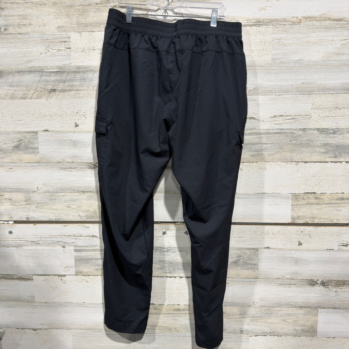 BCG Ripstop Cargo Active Pants Mens XL Black Polyester Spandex Athletic EUC2