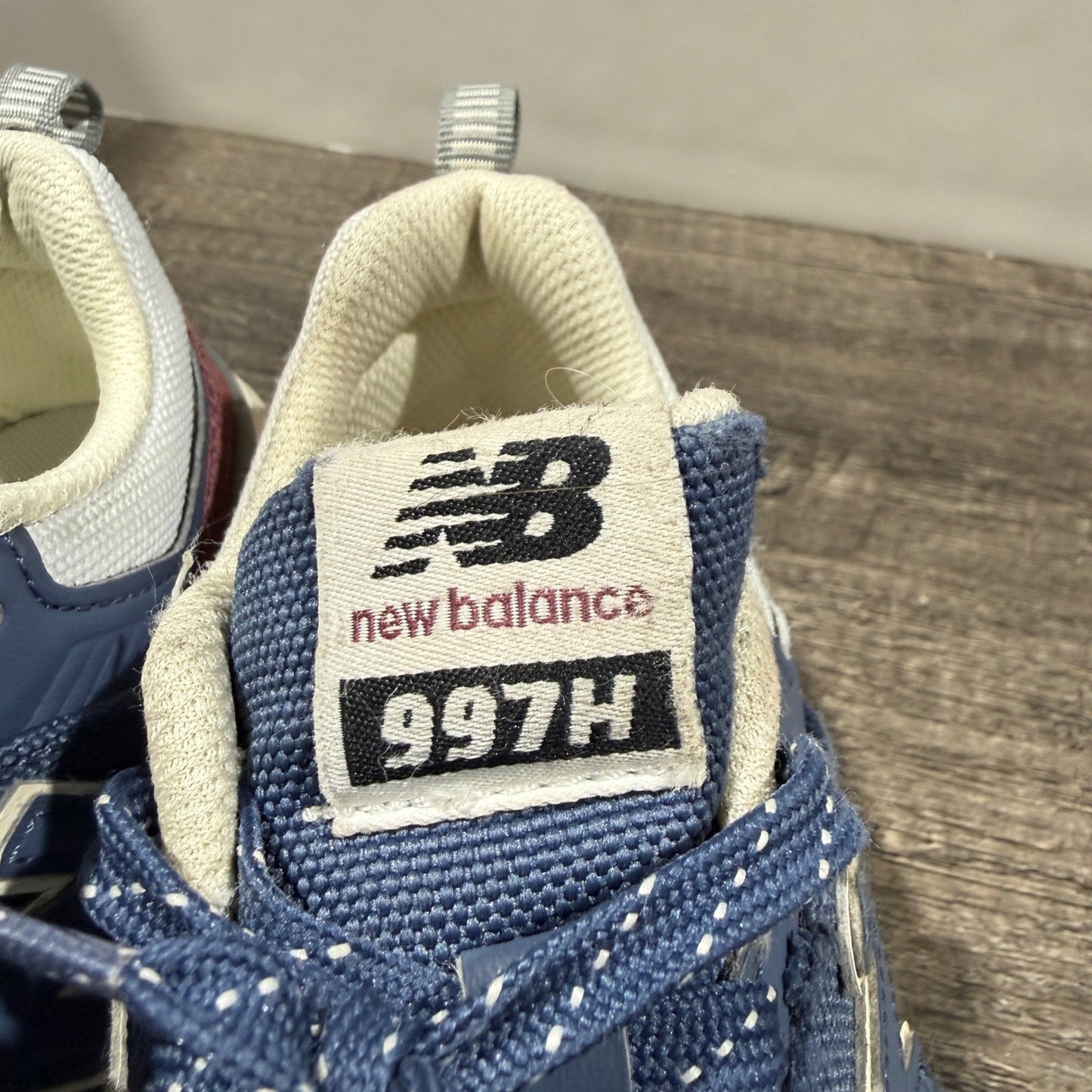 New Balance 997H Sneakers Boys Size 1 Blue Cordura Suede Retro2