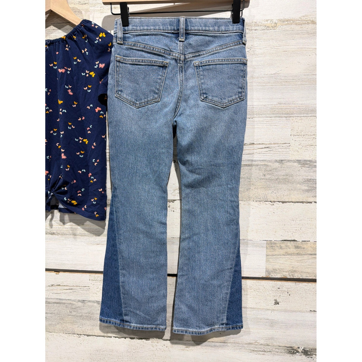 Carter's H&M Old Navy Tops Jeans Bundle Girls 8 Flare Boho EUC5