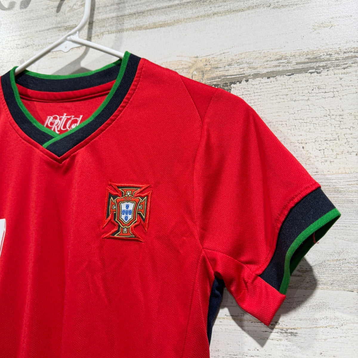 Portugal Ronaldo 7 Soccer Jersey Boys 7/8 (26) Red Sportswear1