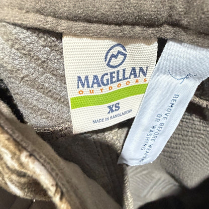 Magellan Waterproof Pants Boys XS Camo Realtree Edge Cargo Hunting Outdoors EUC6