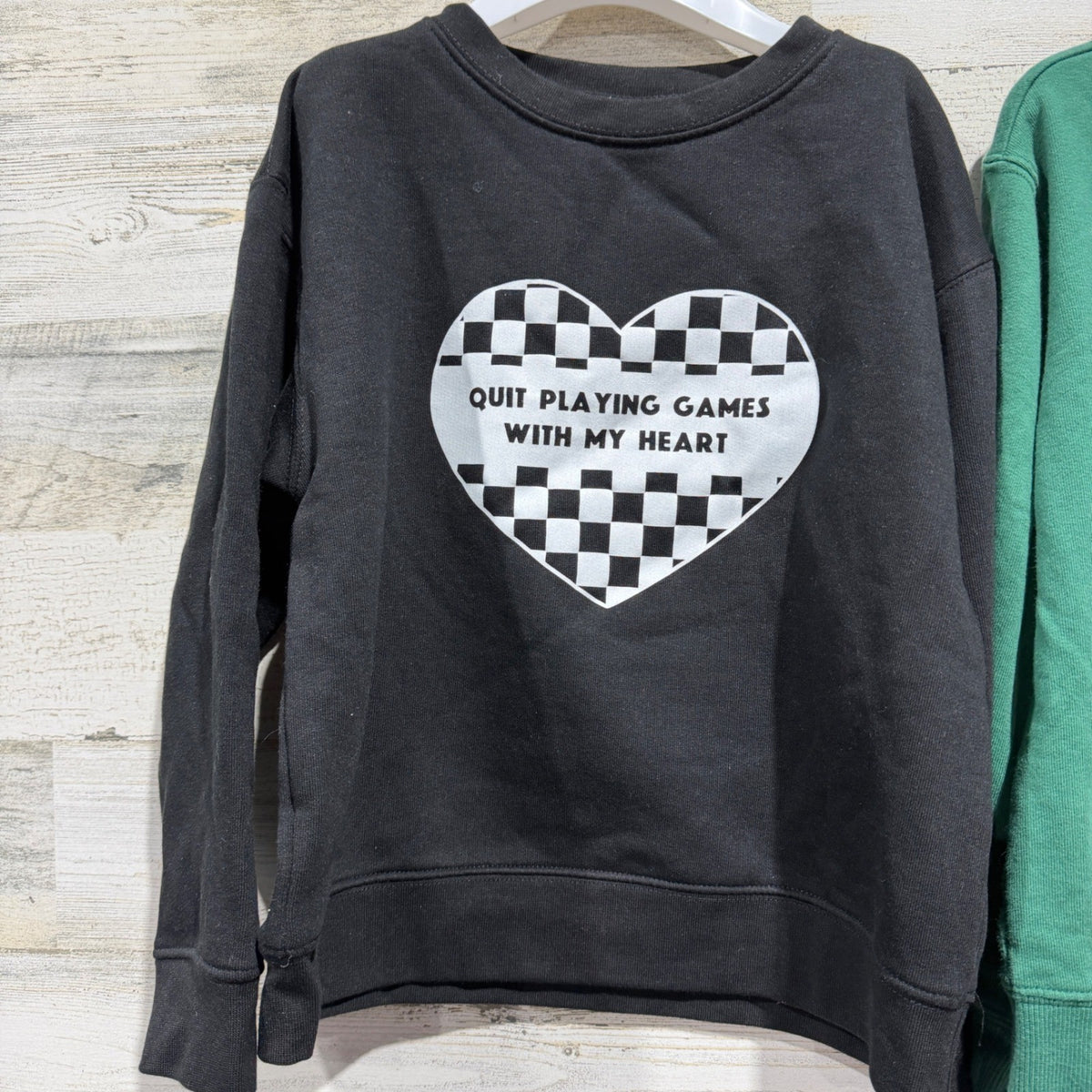 Holland Ave Rowing Blazers Sweatshirt Lot Kids 6/7 Green Black Graphic EUC1