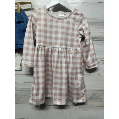 Carters H&M Toddler Girl Clothing Bundle 2T/3T Pink White Blue Gingham EUC3