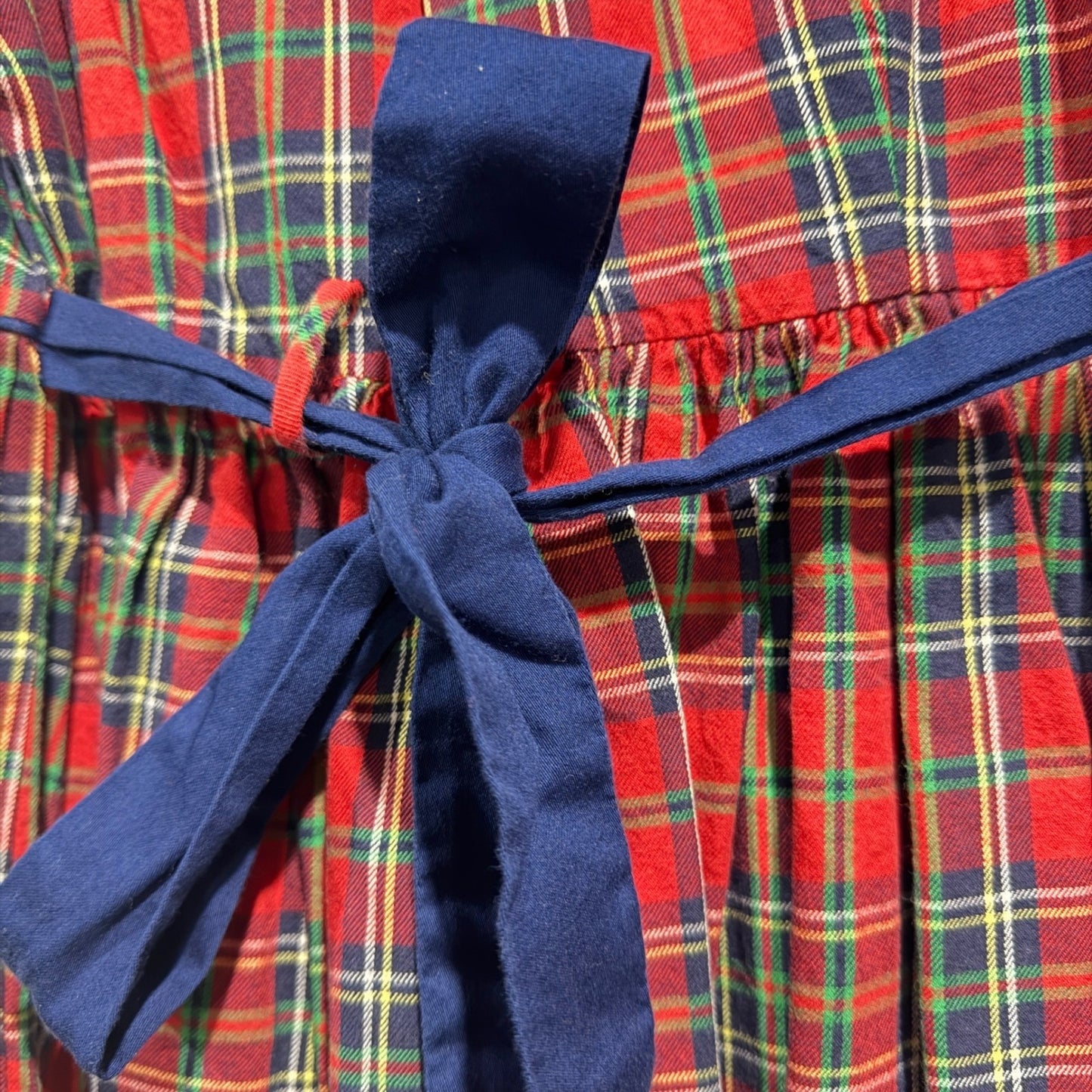 Edgehill Collection Plaid Dress Girls 5 Red Tartan Holiday Preppy EUC3