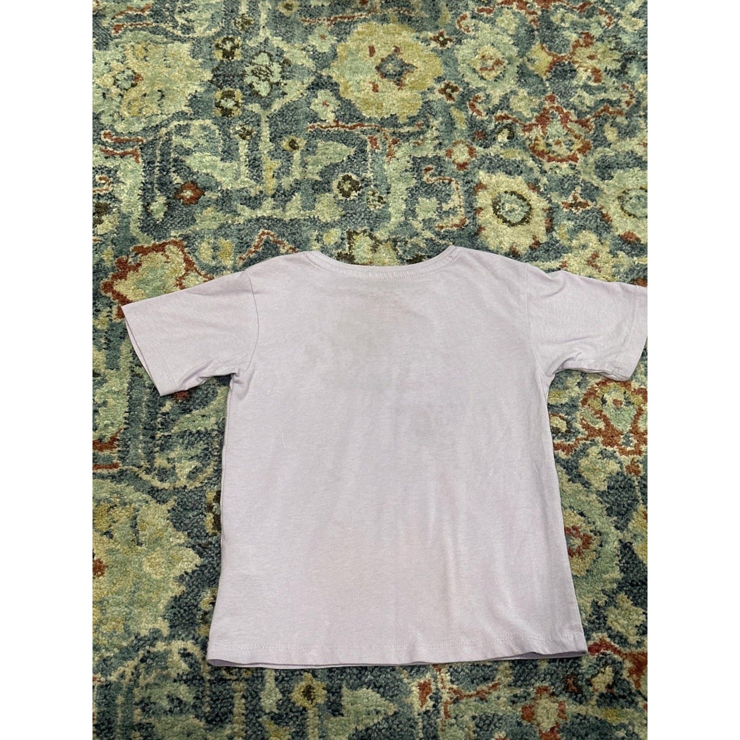 Wonder Nation T-Shirt Girls XS 4/5 Purple Rolling Stones Band Tee Rock GUC2