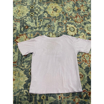 Wonder Nation T-Shirt Girls XS 4/5 Purple Rolling Stones Band Tee Rock GUC2