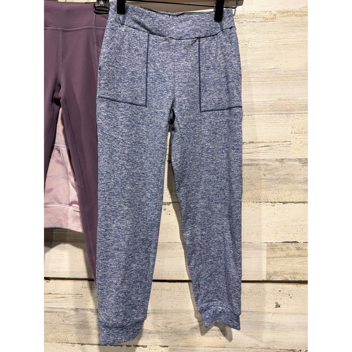 Athleta Girl Bundle Size 7 Small Purple Blue Hoodie Leggings Joggers Active EUC3