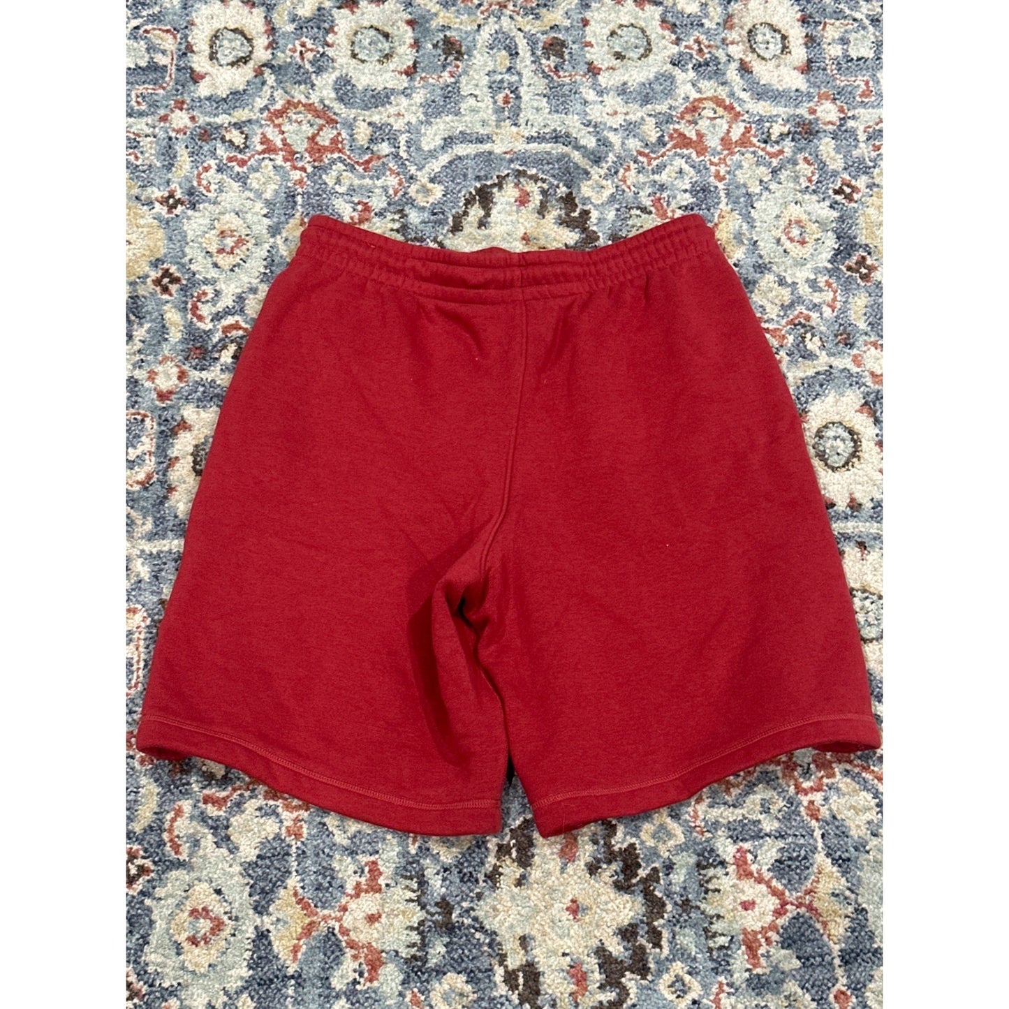 DSG Fleece Sweat Shorts Men Medium Red Elastic Drawstring Pockets GUC2