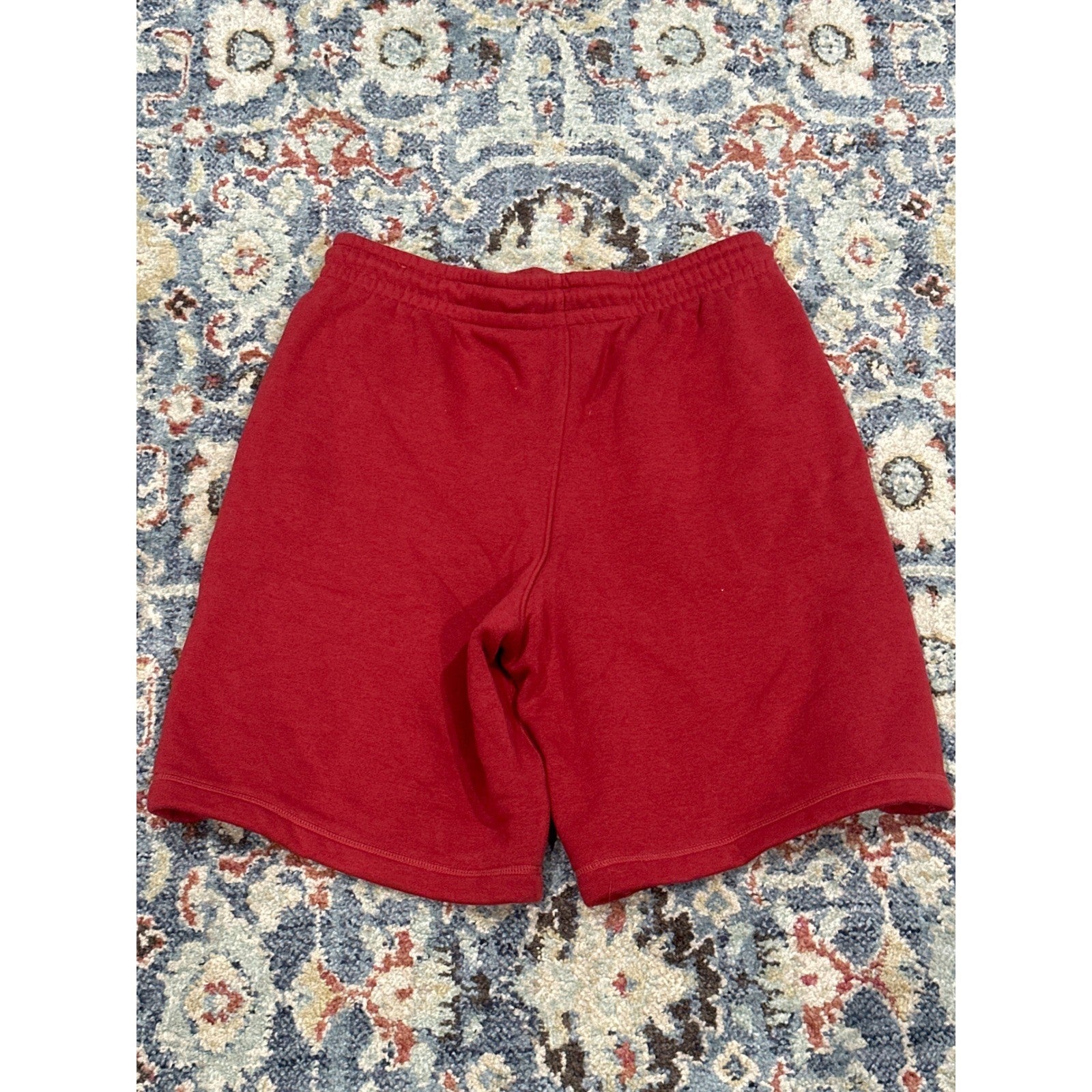 DSG Fleece Sweat Shorts Men Medium Red Elastic Drawstring Pockets GUC2