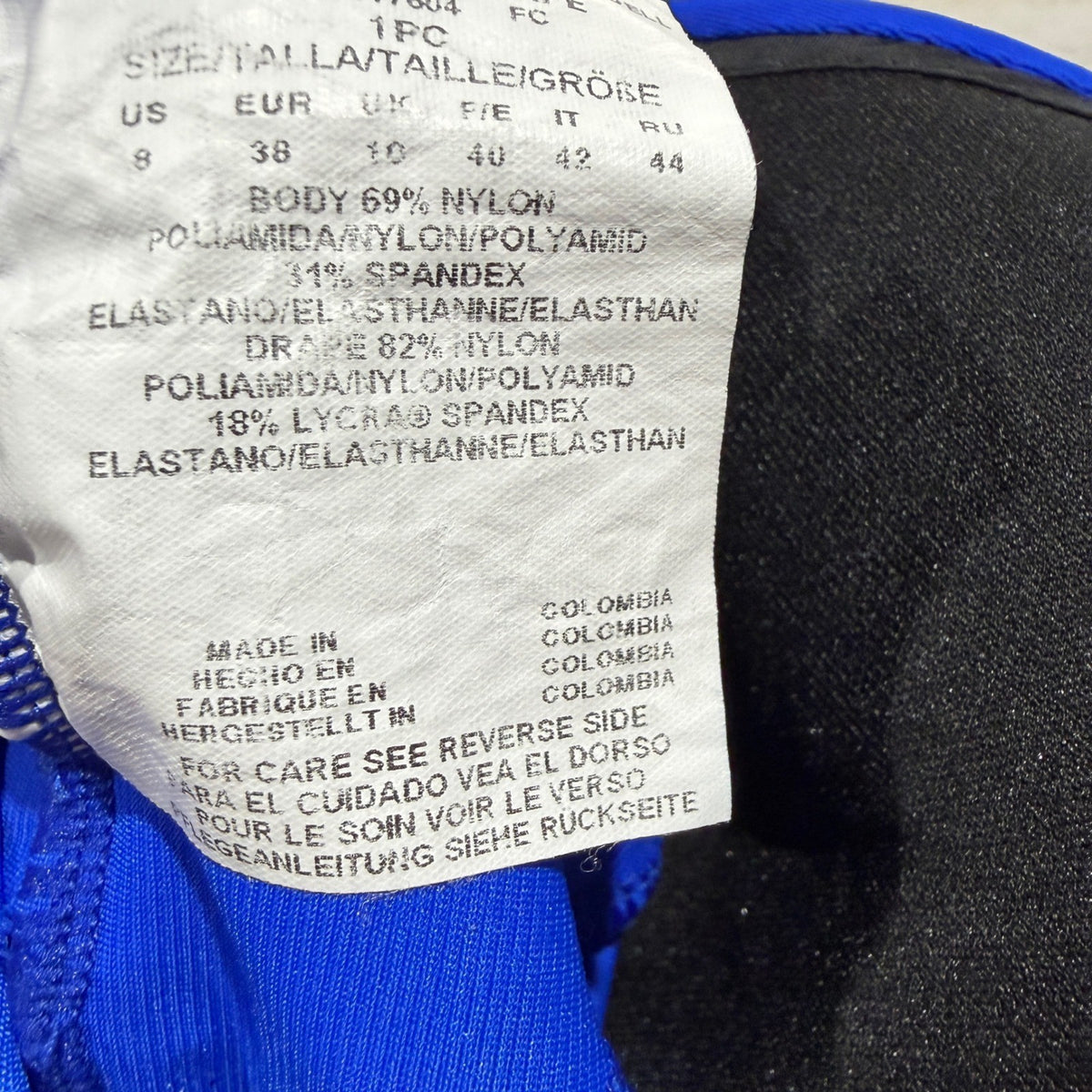 Miraclesuit Escape Swimsuit Women 8 Blue Ruched Underwire Slimming EUC6
