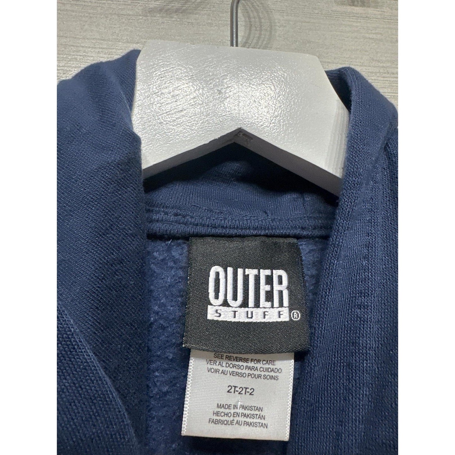 Outerstuff Football Hoodie Toddler 2T Navy Houston Texans Graphic Sporty EUC1