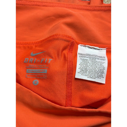Nike Victory Skort Women Small Orange Pleated Dri-FIT Perforated EUC4