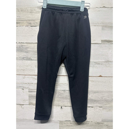 All In Motion Joggers Boys XS 4/5 Black Tech Fleece Zip Pockets EUC2