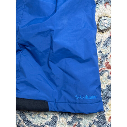 Columbia Snow Bib Boys 14/16 Blue Outgrown Insulated Overalls EUC1