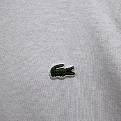 Lacoste Pima Cotton V-Neck T-Shirt Men XL White Solid Classic Flawed*3