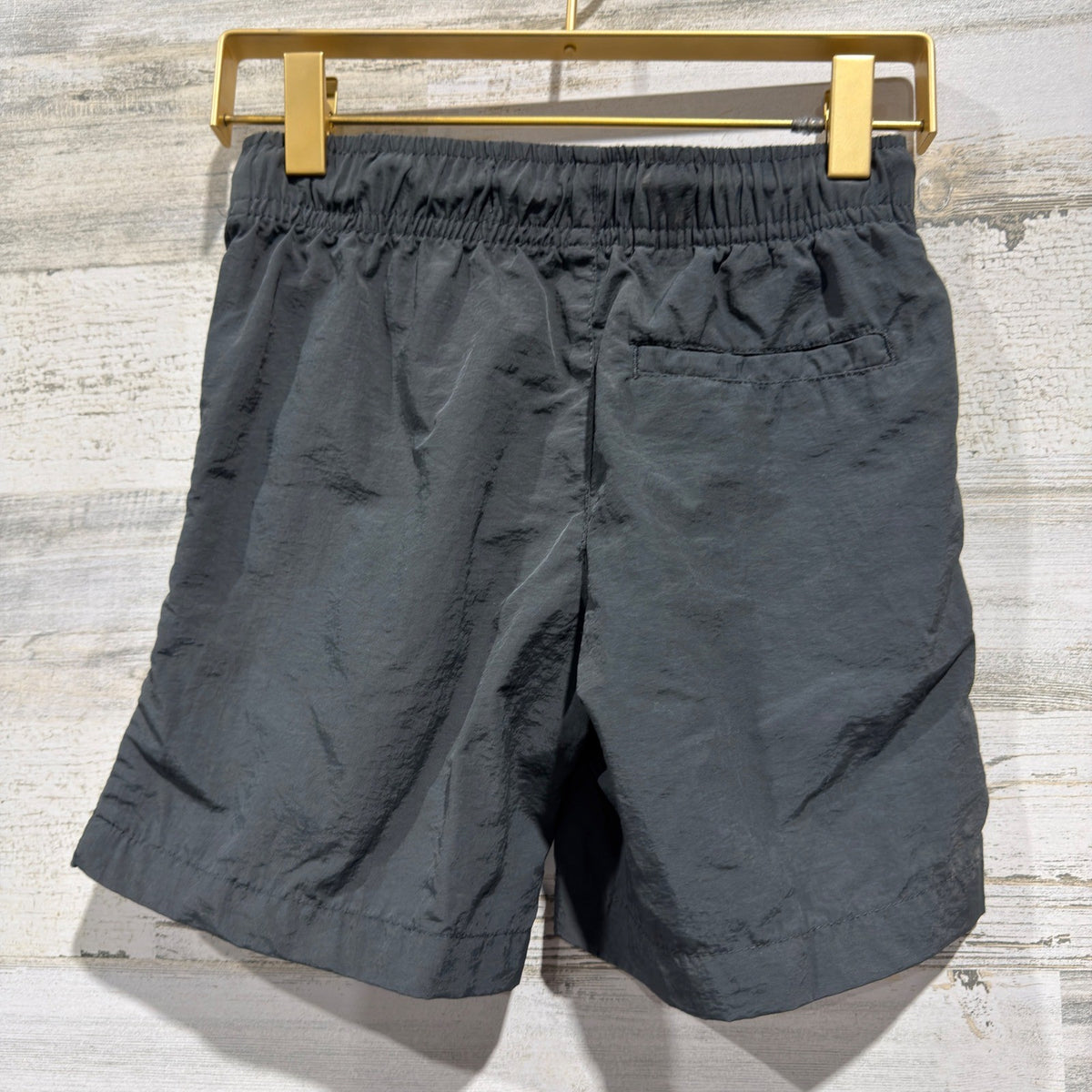Old Navy Jogger Quick Dry Shorts Boys Size 8 Grey Nylon EUC1