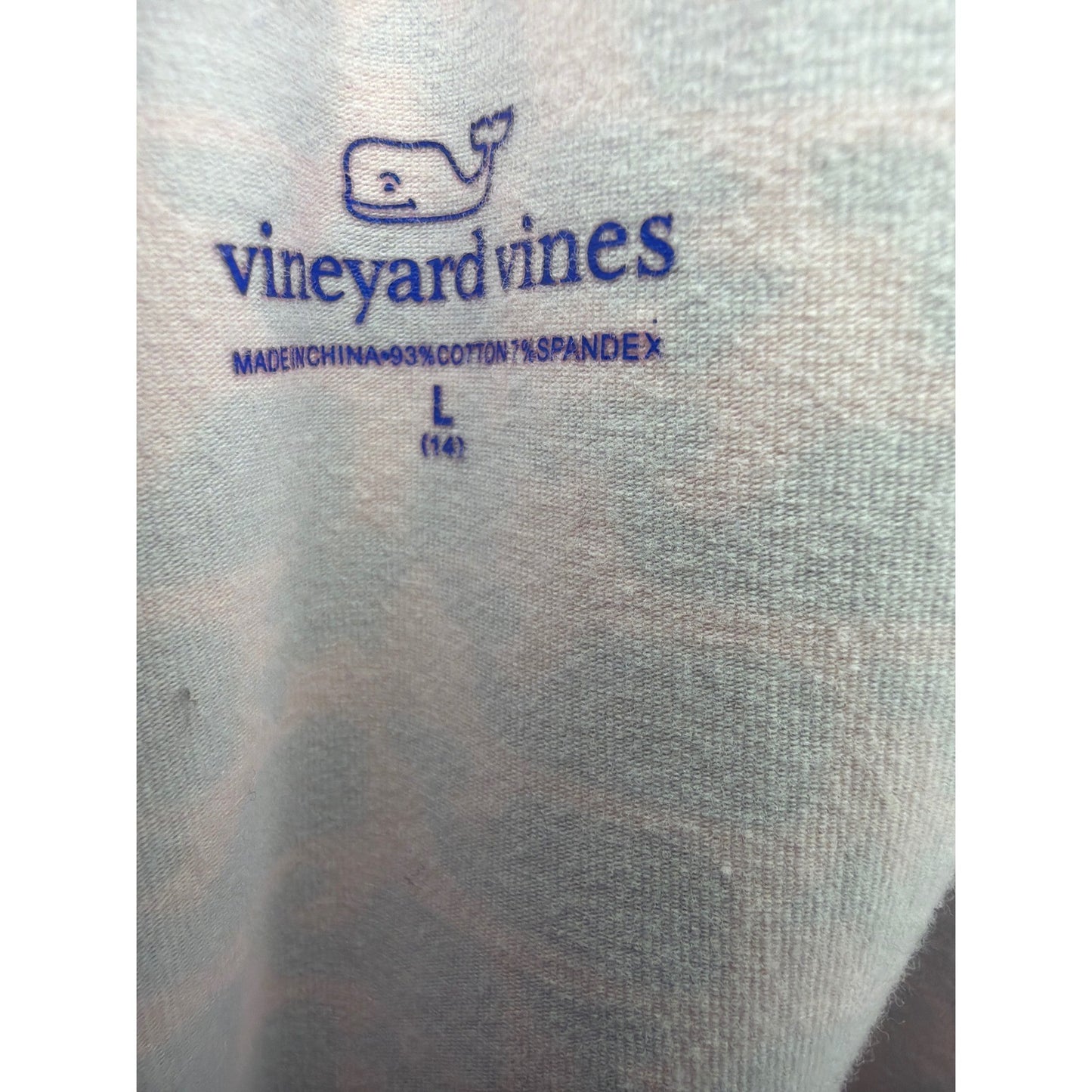 Vineyard Vines Dress Girls 14 Pink Blue Whale Print Preppy EUC3
