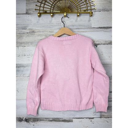 The Beaufort Bonnet Company Sweater Girls Size 4T Pink Present Christmas Preppy3