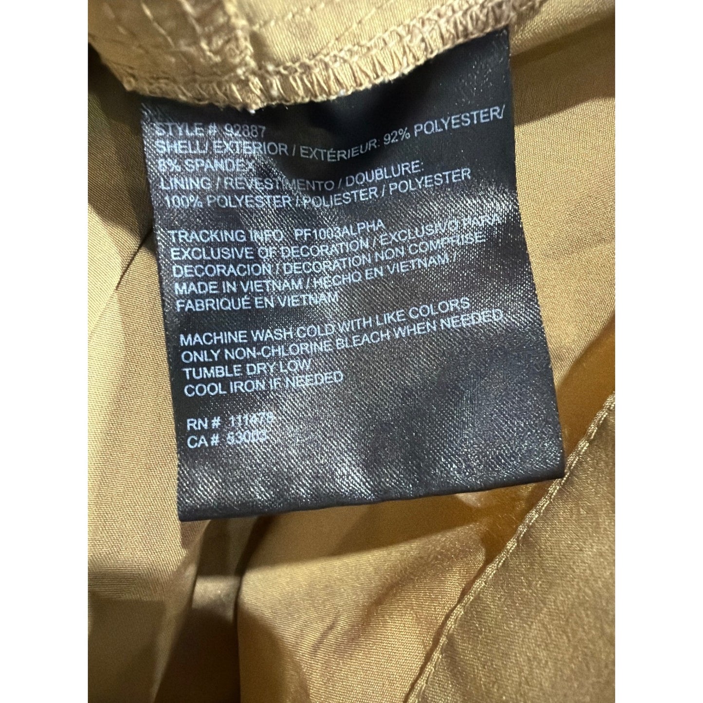Arctix Active Skort Women Large Khaki Tan Hiking Golf Athletic EUC5