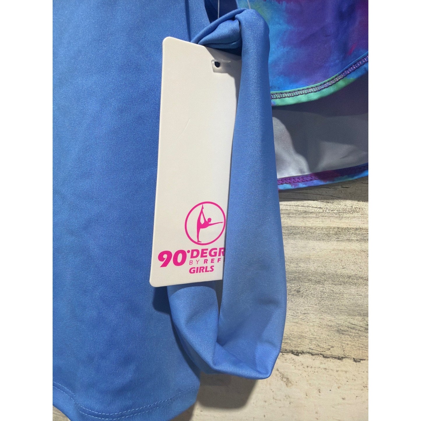 90 Degree All In Motion Girls 10/12 Blue Pink Athletic Bundle Activewear NWT/EUC2