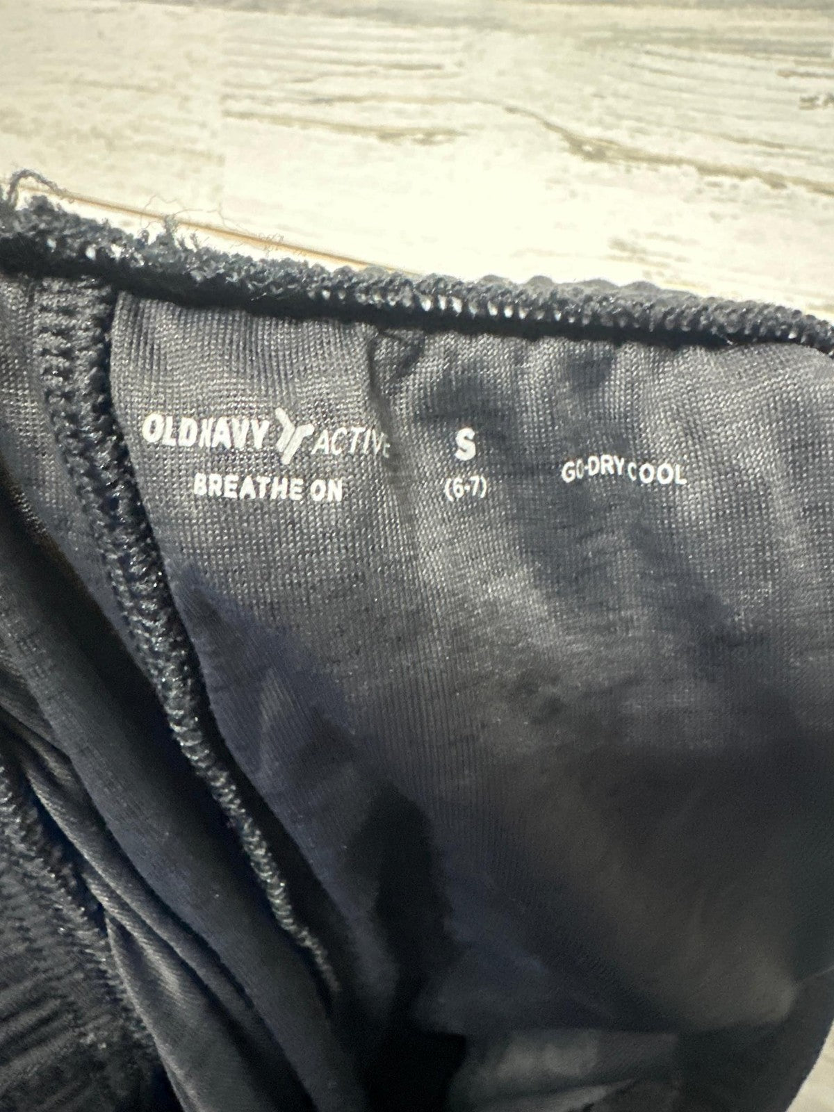 Old Navy Active Shorts Boys 6/7 Black Navy Breathe On Go-Dry Cool EUC1