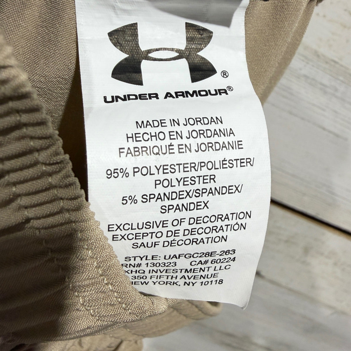 Under Armour Cargo Jogger Pants Boys Size 7 Khaki EUC4