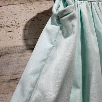 The Proper Peony Petal Collar Dress Girls 3T Blue Scalloped Heirloom *Flawed6