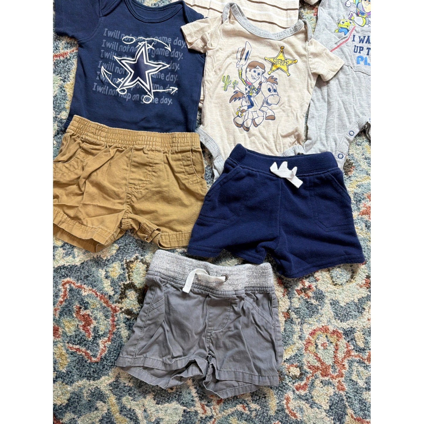 Disney Hurley NFL Boys 0-3M Multi Toy Story Cowboys Bundle2