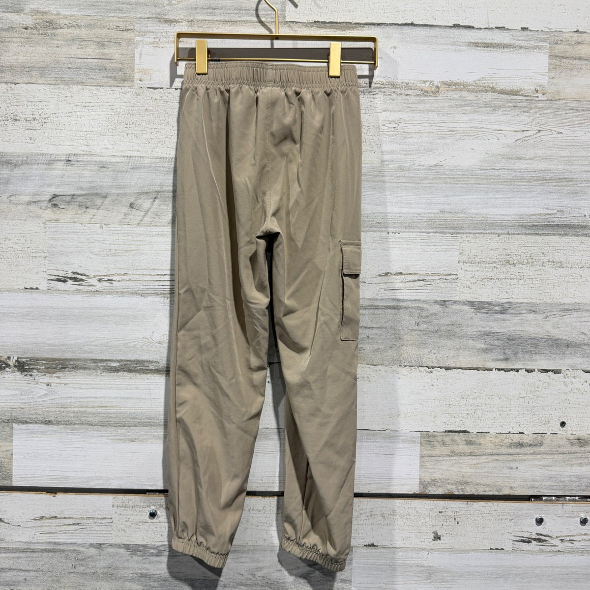 Under Armour Cargo Jogger Pants Boys Size 7 Khaki EUC3