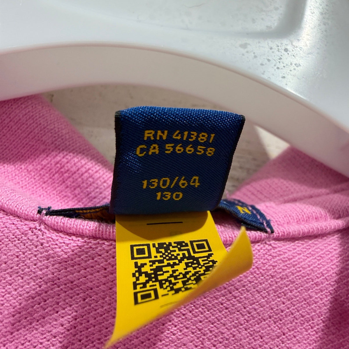 Polo Ralph Lauren Polo Shirt Boys 7 Pink Short Sleeve Pique Preppy GUC*4