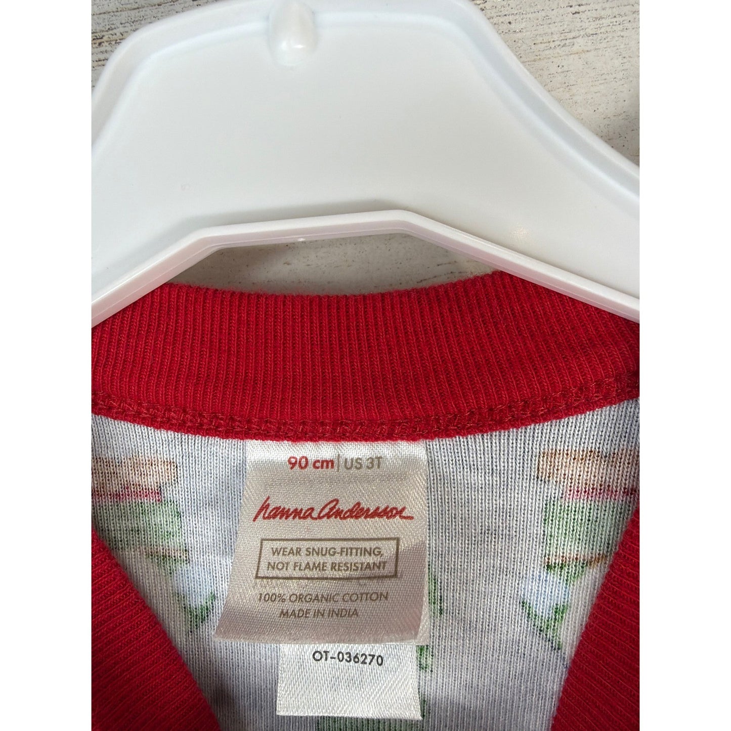 Hanna Andersson Pajamas Boys 3T Blue Gnome Fair Isle Organic Cotton Holiday EUC2
