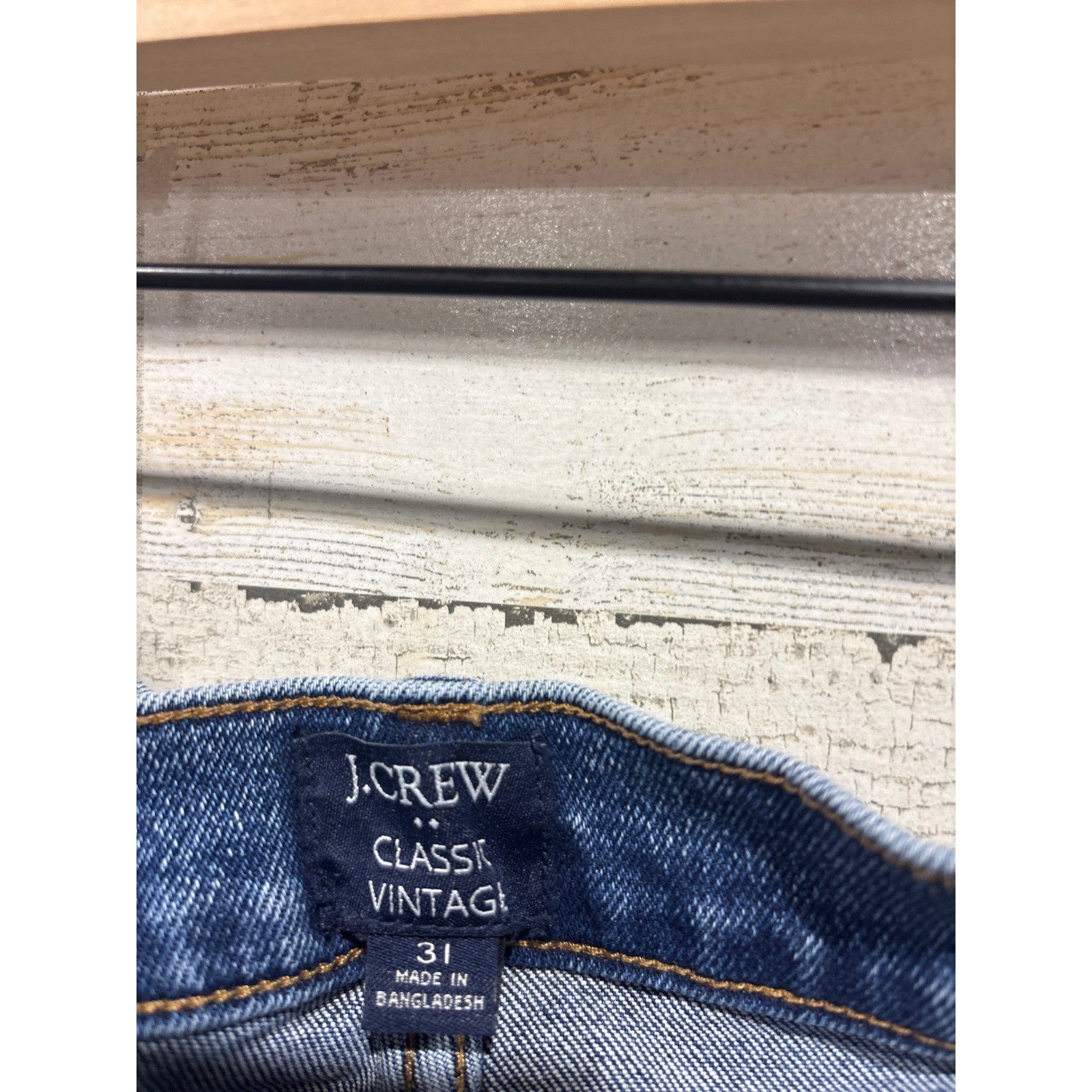 J.Crew Jeans Women 31 Dark Wash Straight Leg High Rise Classic Vintage EUC1